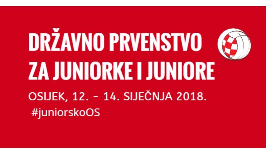 DRŽAVNO PRVENSTVO ZA JUNIORKE I JUNIORE