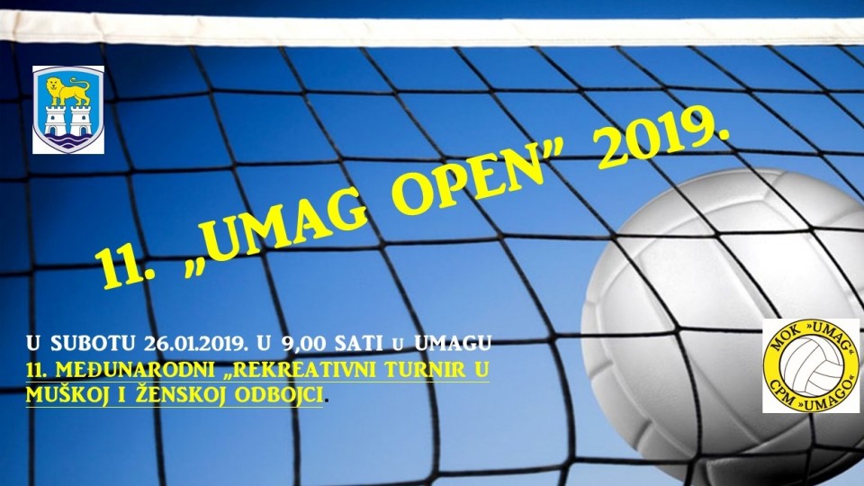 11. “UMAG OPEN 2019” Rekreacijski Turnir u odbojci