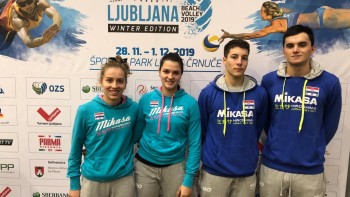 Mladi hrvatski predstavnici nastupaju u Ljubljani na MEVZA zimskom prvenstvu u odbojci na pijesku