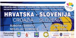 Ženska seniorska reprezentacija u Umagu protiv reprezentacije Slovenije
